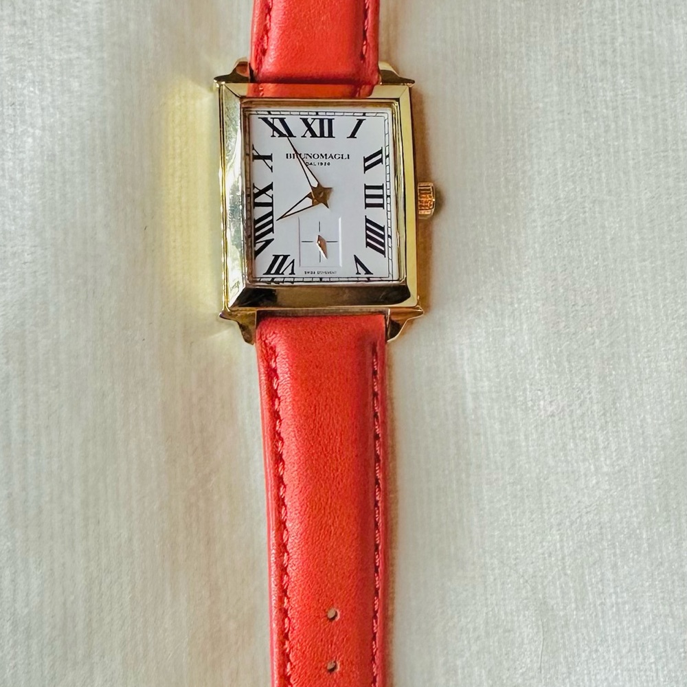 BRUNO MAGLI Italian leather watch